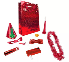 Sac de cotillon rouge haut de gamme
