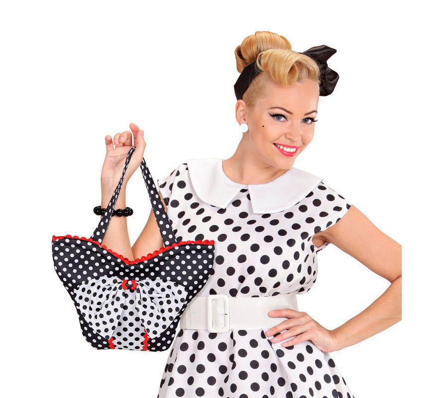 Translation missing: fr.Bolsa de Moda Años 50 con lunares