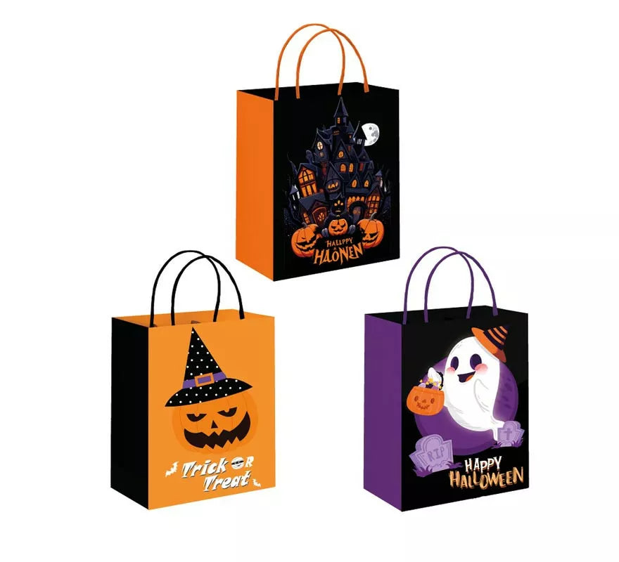 Translation missing: fr.Bolsa de Regalo Halloween en modelos surtidos de 21x25,5x11 cm
