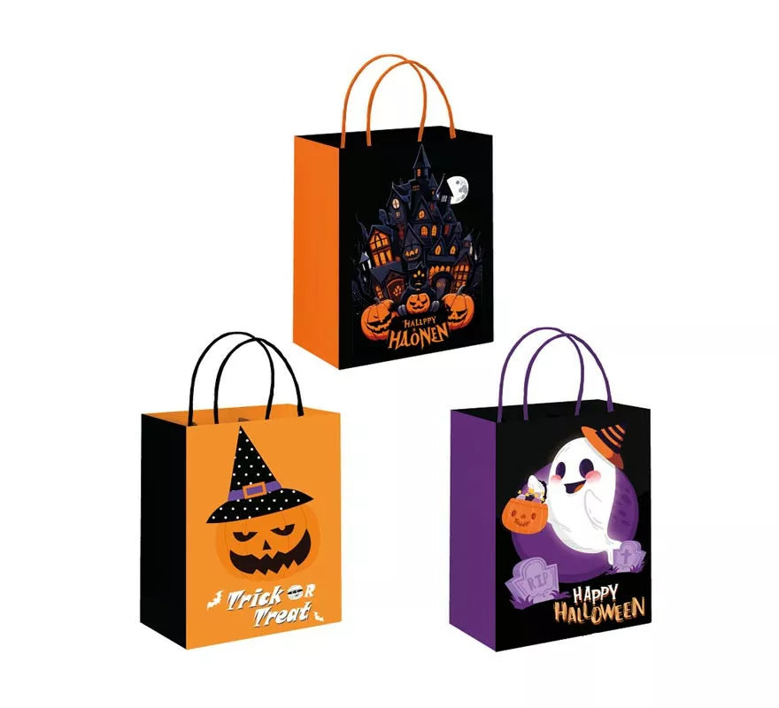 Translation missing: fr.Bolsa de Regalo Halloween en modelos surtidos de 26x32x12,5 cm