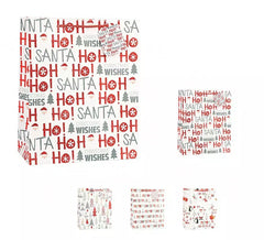 Sac cadeau de Noël ho père Noël 32X26X12.5