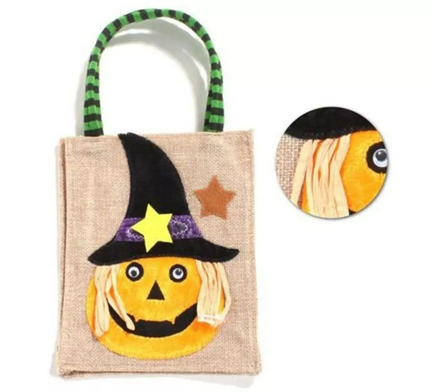 Translation missing: fr.Bolsa de tela de Bruja Calabaza