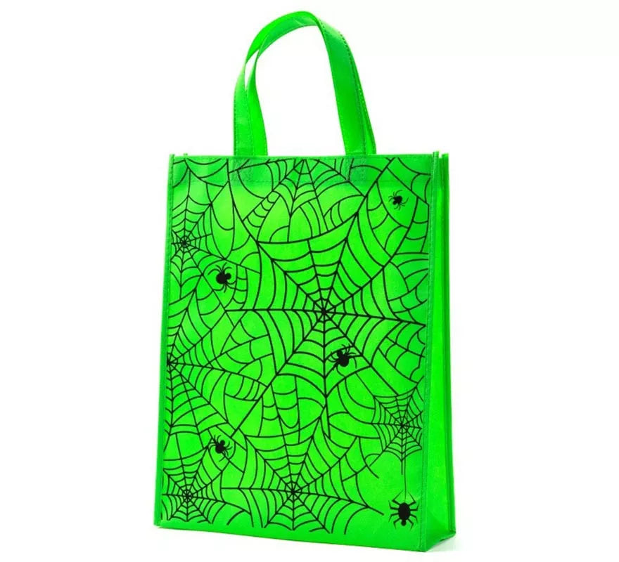 Translation missing: fr.Bolsa Telaraña verde de 38x30x10 cm