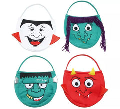 Sac Ramasse Bonbons Monstres Halloween en plusieurs modèles