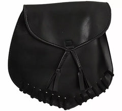 Sac médiéval noir 26x24 cm