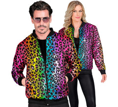 Bomber mode imprimé animal multicolore pour adulte