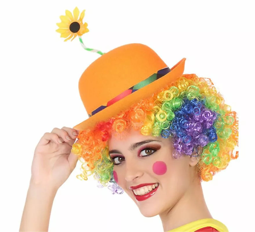 Translation missing: fr.Bombín de Payaso con Flor en varios colores