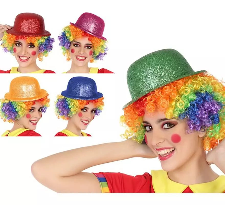Translation missing: fr.Bombín de Payaso con Purpurina en 5 colores