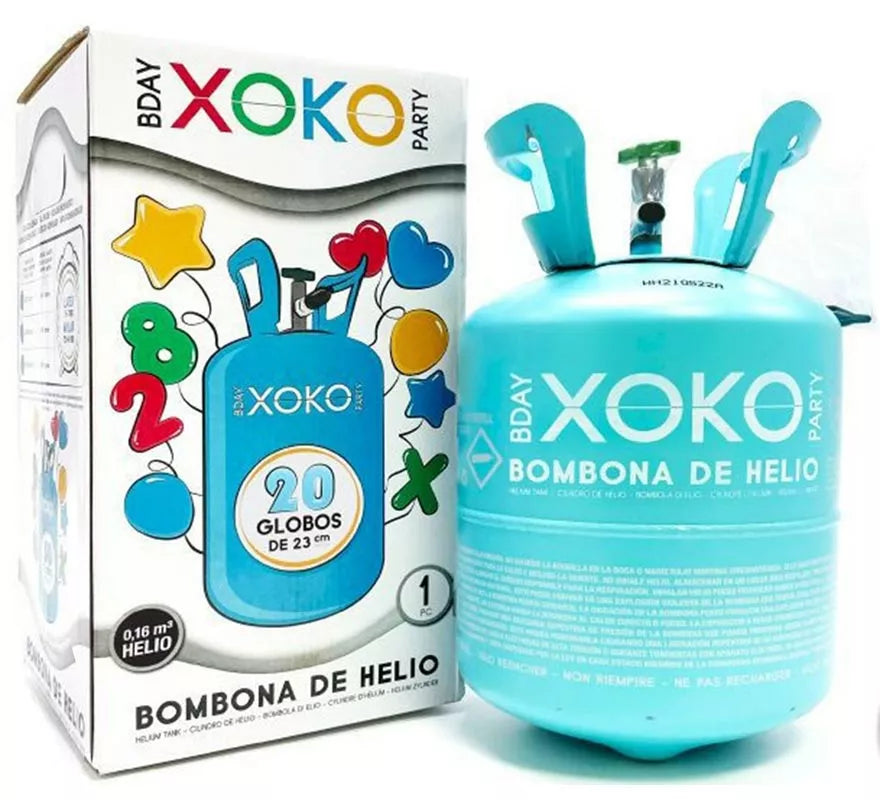 Translation missing: fr.Bombona de Helio de 5 litros o 0,16 m3 para llenar 20 globos