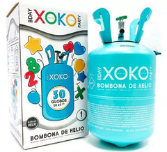 Bouteille d'hélium de 7,1 litres ou 0,25 m3 pour remplir 30 ballons