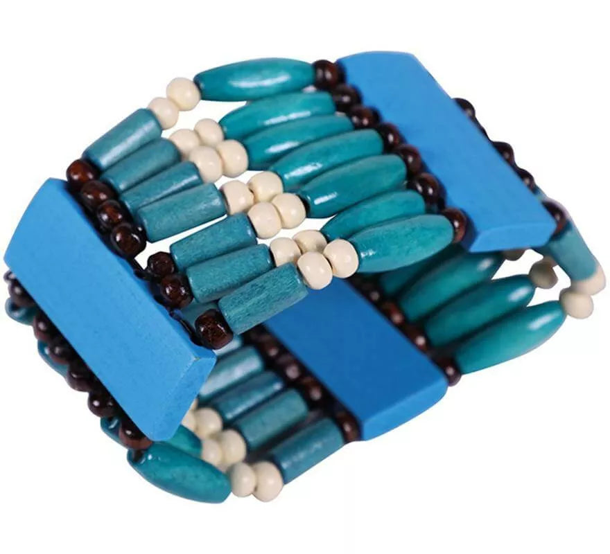 Translation missing: fr.Brazalete Indio Azul de 8 Cm de diámetro