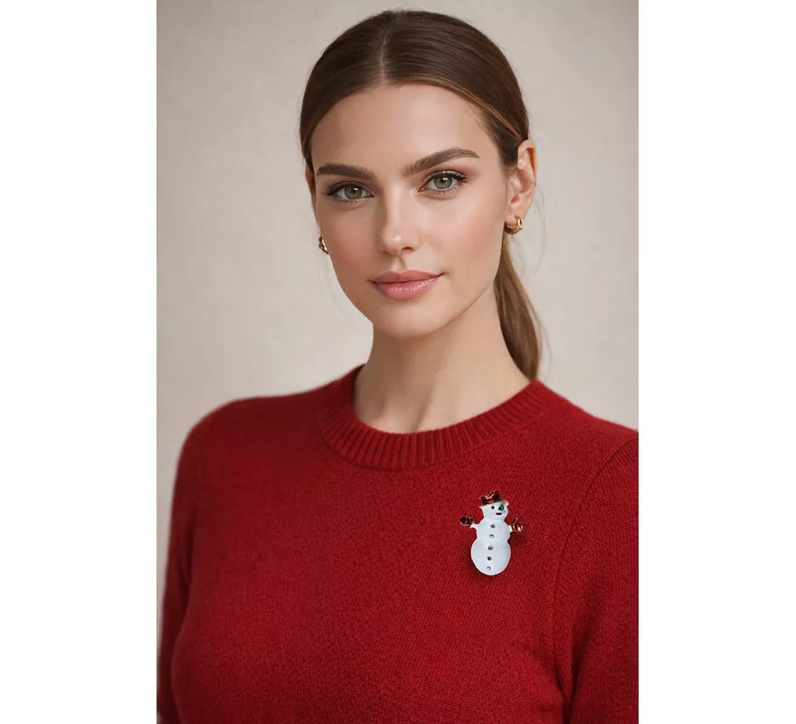 Translation missing: fr.Broche Metálico de Muñeco de Nieve de 5,5 cm