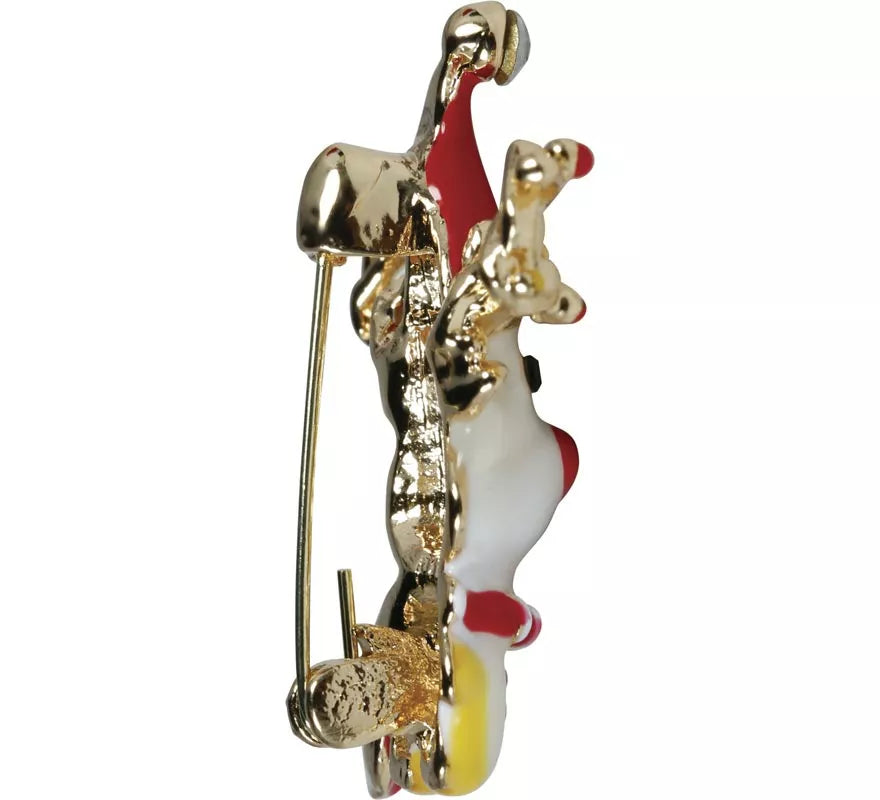 Translation missing: fr.Broche Metálico de Reno Navideño de 3,5 cm