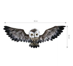 Hibou décoratif 22x58 cm
