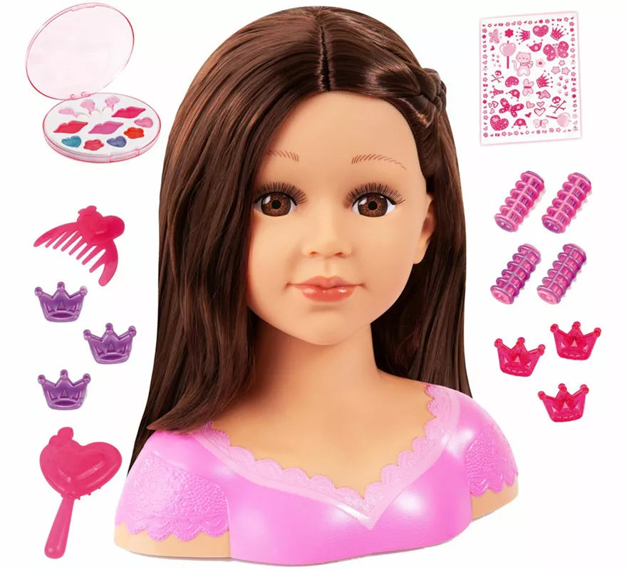 Translation missing: fr.Busto Charlene Peinado y Maquillaje Súper Modelo Morena