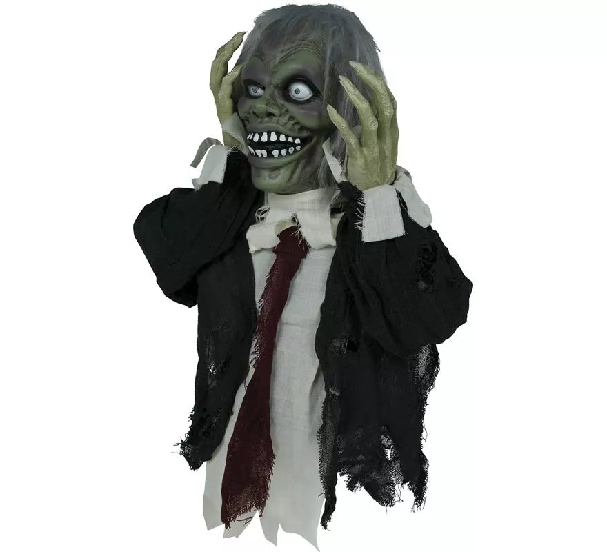 Translation missing: fr.Busto de Zombie con Luz de Sonido y Movimiento de 55 cm