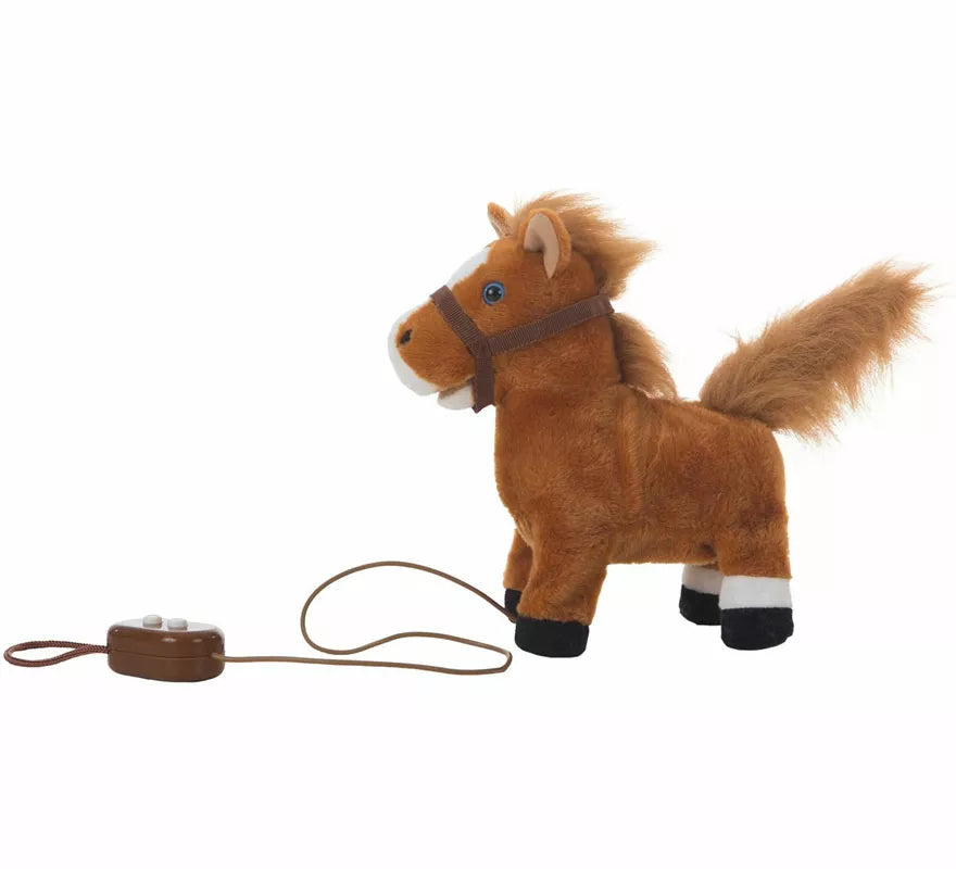 Translation missing: fr.Caballo Musical de Peluche con Movimiento de 22 cm