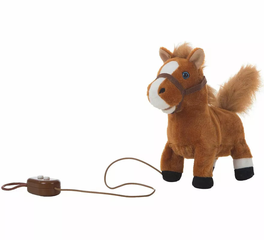 Translation missing: fr.Caballo Musical de Peluche con Movimiento de 22 cm