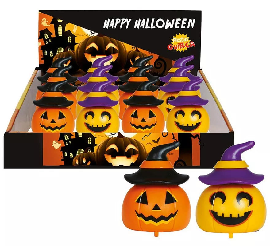 Caja 12 Calabazas con Ruedas 6 cm