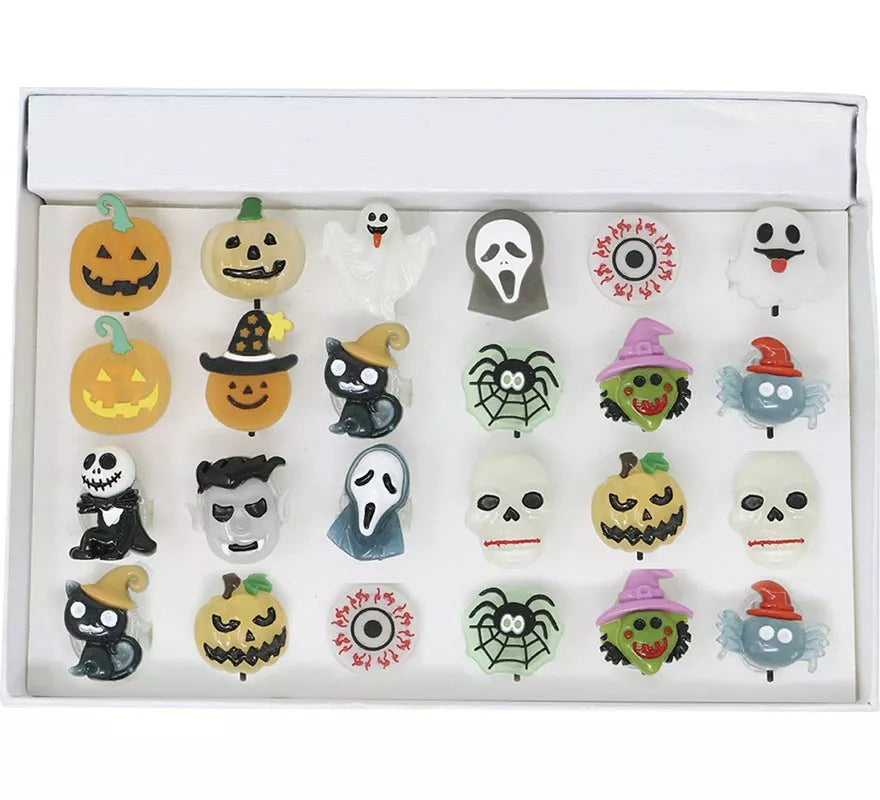 Translation missing: fr.Anillo con LED de Halloween modelos surtido de 3 cm