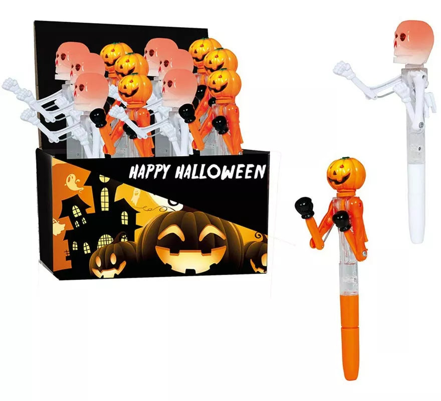 Translation missing: fr.Caja 24 Bolígrafos Halloween Boxeo con Luz 18 cm