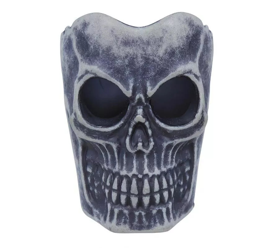 Caja de 12 Calaveras con Vela Led de 6 cm