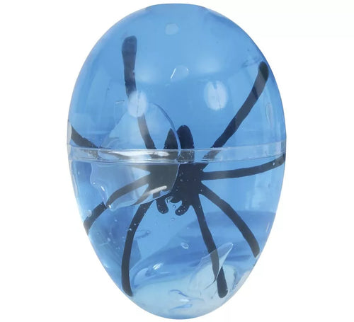 Caja de 12 Huevos Araña con Gel 6 cm
