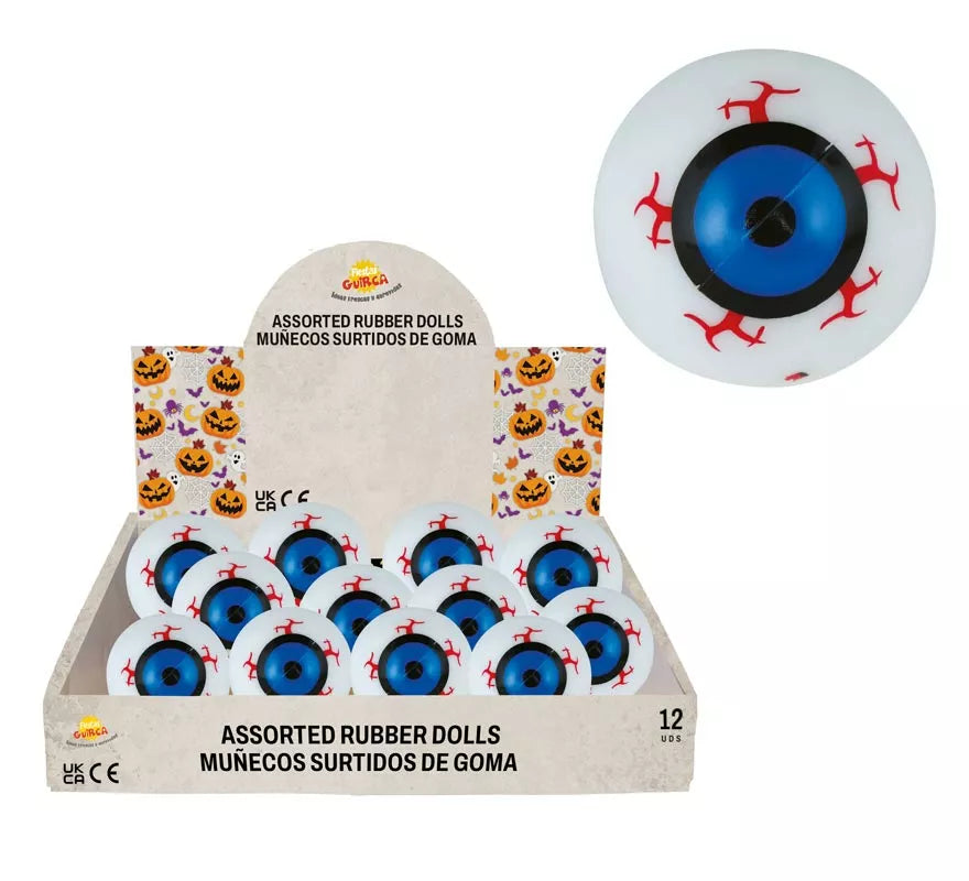 Translation missing: fr.Caja de 12 Pelotas Saltarinas con Luz Ojos de 5,5 cm