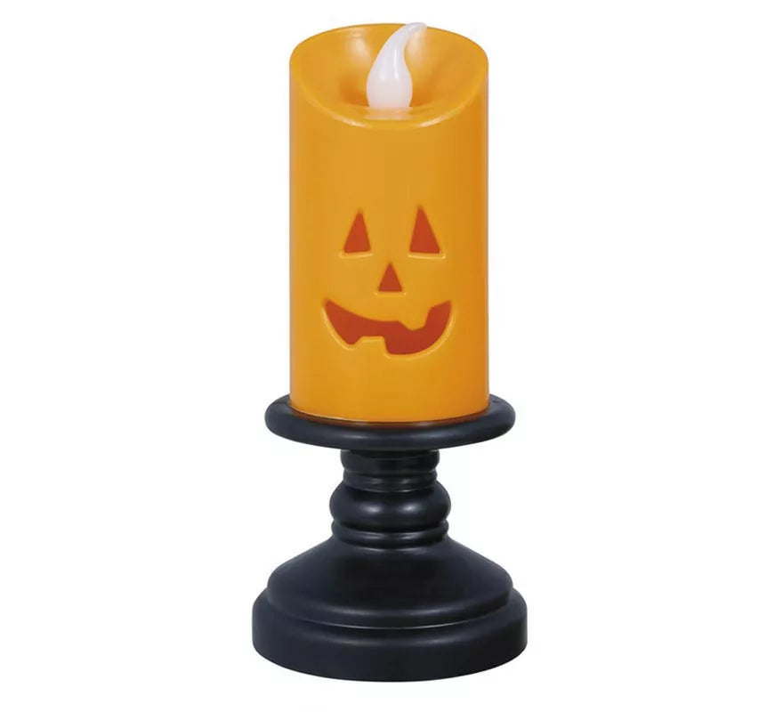 Translation missing: fr.Caja de 12 Velas naranja con luz de 12,5 cm