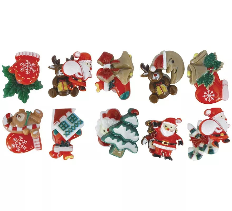 Caja de 20 Piezas para Pulseras Navidad