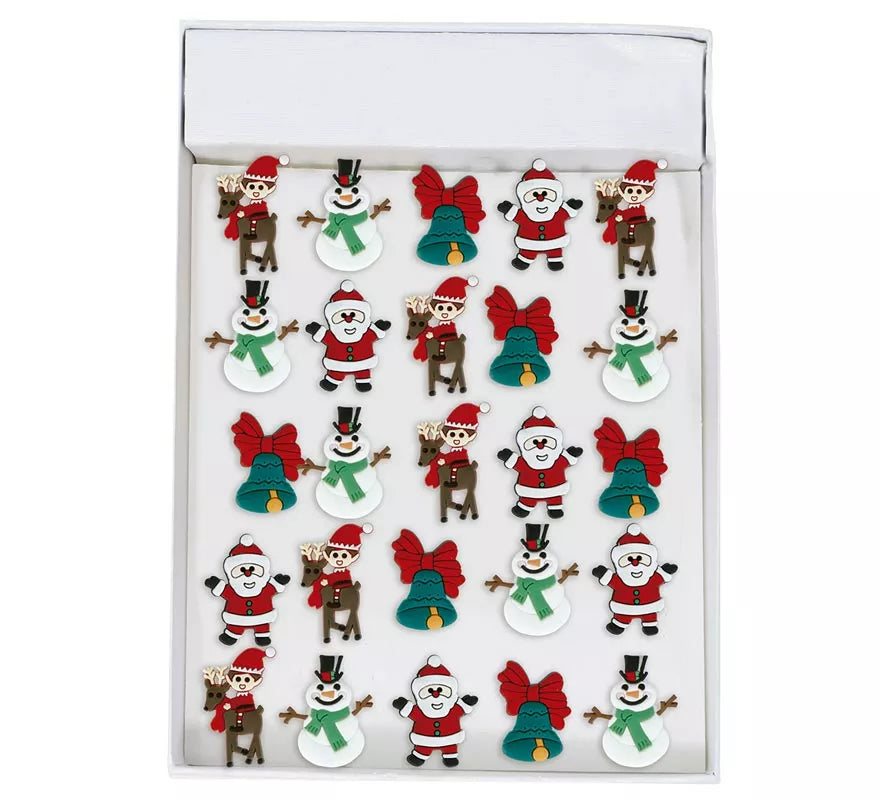 Translation missing: fr.Caja de 25 Anillos de Navidad con Luz de 3,5 cm
