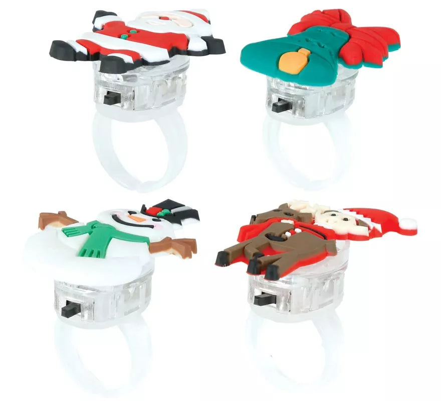 Translation missing: fr.Caja de 25 Anillos de Navidad con Luz de 3,5 cm