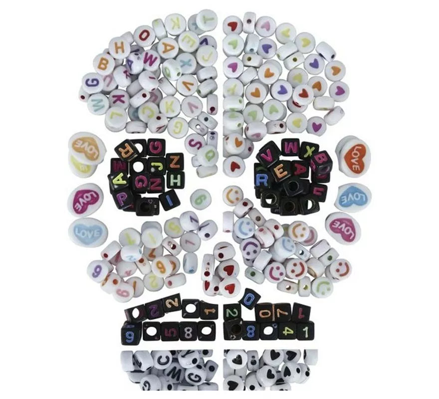 Translation missing: fr.Caja de 270 Piezas Calavera para Pulseras
