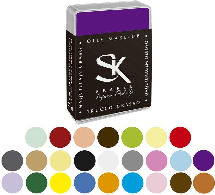 Translation missing: fr.Cajita de maquillaje graso 25 gr en varios colores