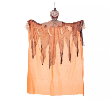 Calabaza con Calavera Colgante de 140x19x160 cm