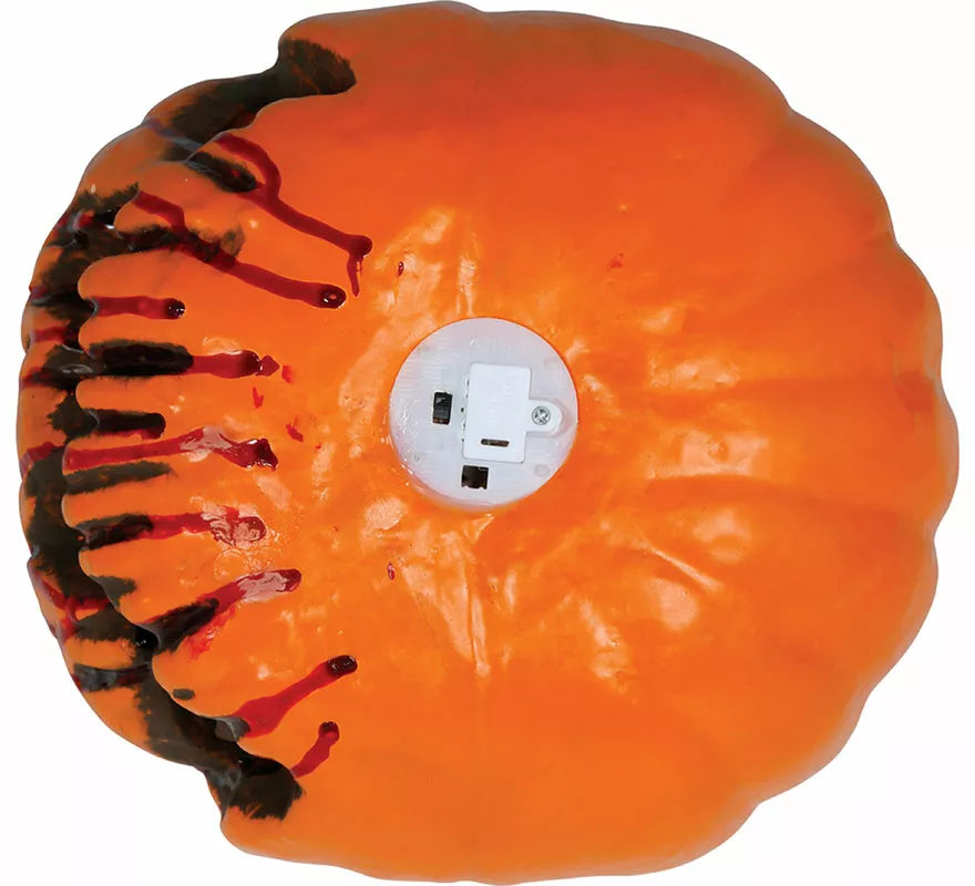 Calabaza naranja con Luz de 20 cm