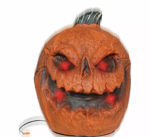 Calabaza Parlante con Luz, Sonido y Movimiento de 30 cm