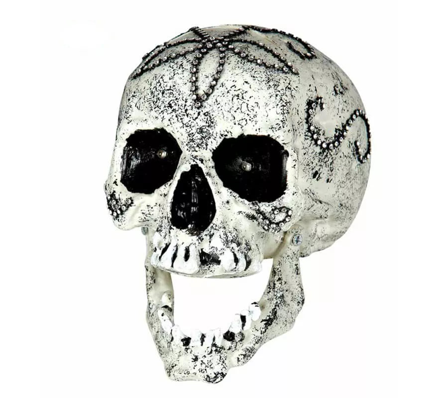 Translation missing: fr.Calavera con diamantes y luz para decoración de 24 cm