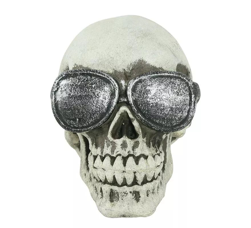 Translation missing: fr.Calavera con Gafas Resina 11 cm