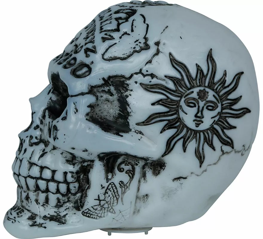 Translation missing: fr.Calavera Ouija Decorada con Luz de 20 cm
