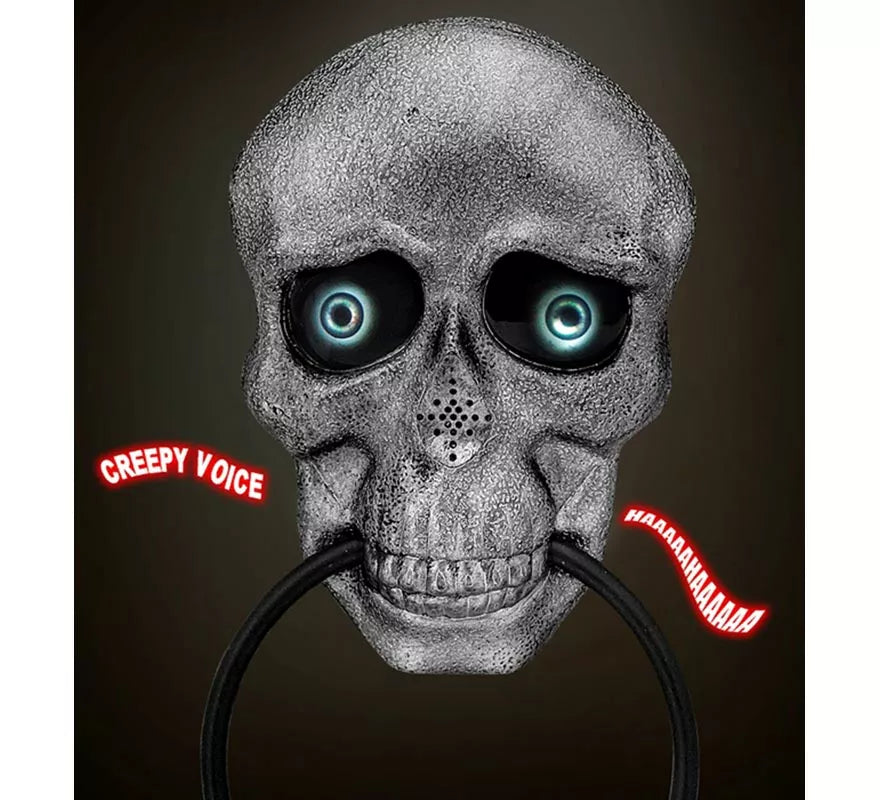 Translation missing: fr.Calavera para Puerta con Ojos Animados y Voz Espeluznante