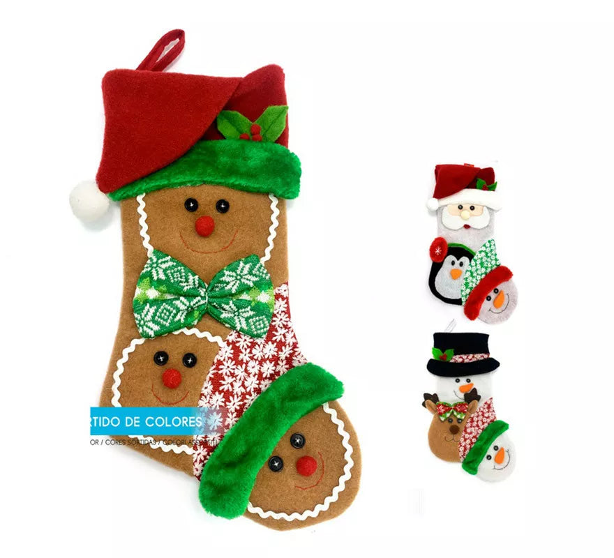 Translation missing: fr.Calcetín de Decoración de Navidad en modelos surtidos de 50 cm