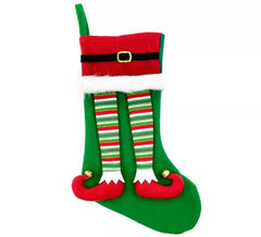 Chaussette de Noël pattes d'elfe 46 cm