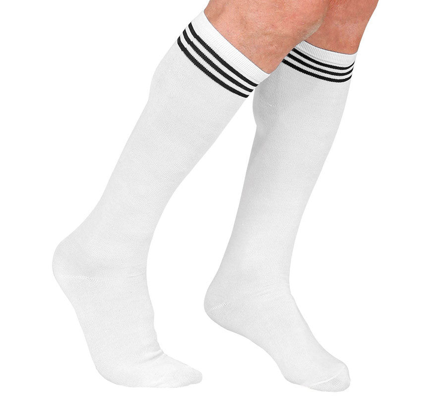 Translation missing: fr.Calcetines Altos de Atletismo Blancos para adulto