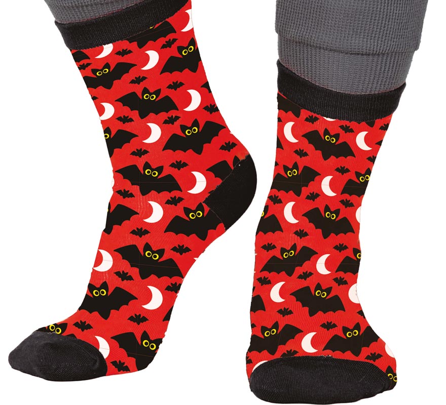 Translation missing: fr.Calcetines de Murciélago para Halloween en números del 22 al 48