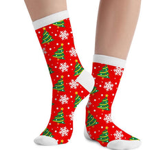 Chaussettes de Noël Arbre de Noël Taille 22-28 pour enfants