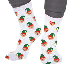 Chaussettes de Noël elfes à paillettes dans les tailles 22 à 41