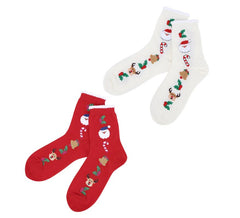 Chaussettes de Noël Père Noël de couleurs assorties pour adultes