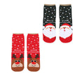 Calcetines Navideños Reno y Papá Noel Talla 28-35 en modelos surtidos infantil
