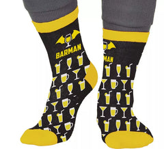 Chaussettes noires de barman pour adultes